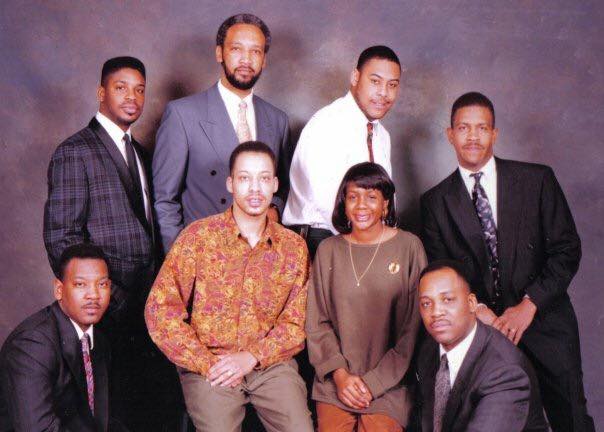 Family photo with Harry's Digital Inc, with their previous Harry's photo 